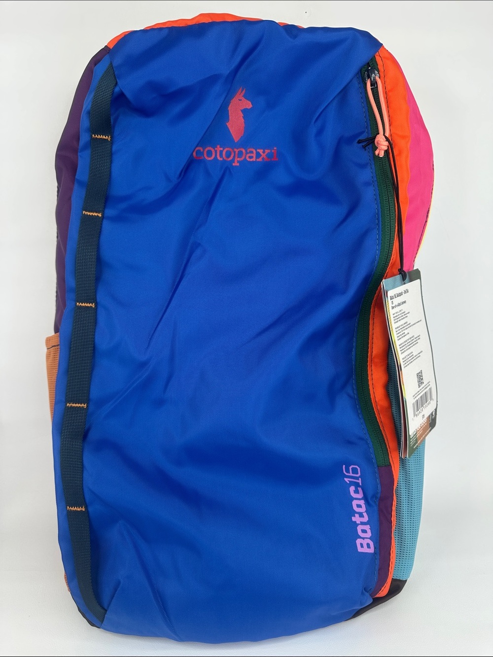 Cotopaxi Batac Del Día 16L Backpack One-of-a-Kind Multicolor Lightweight Daypack